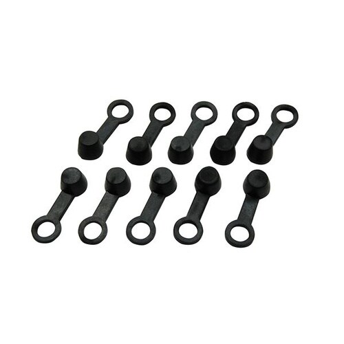 ブリーダーラバーキャップ 黒 10個セット