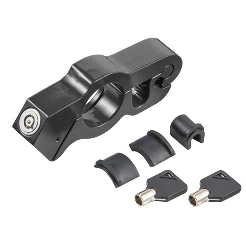 ブレーキレバーロック ブラック 材質:アルミ合金