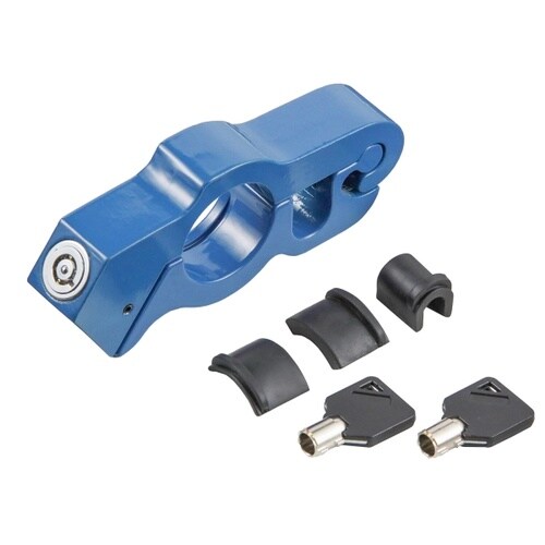 ブレーキレバーロック ブルー 材質:アルミ合金