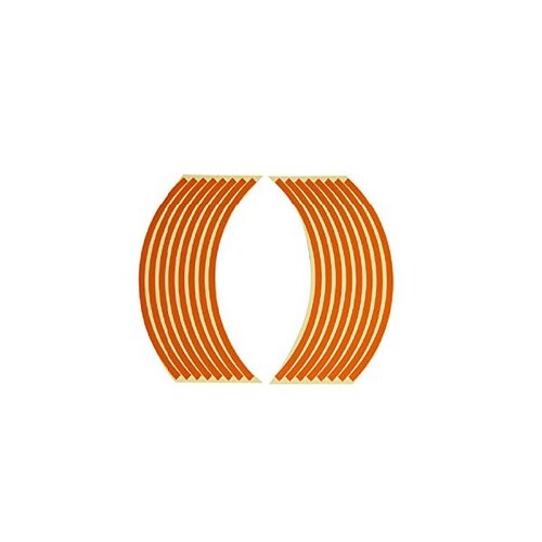 12インチ用リムステッカー オレンジ