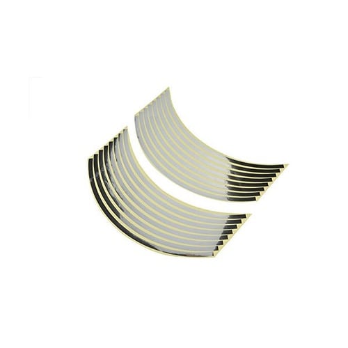 12インチ用 リムステッカー 銀