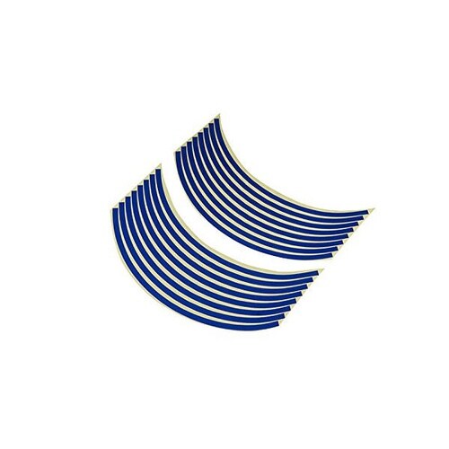 17インチ用リムステッカー 青