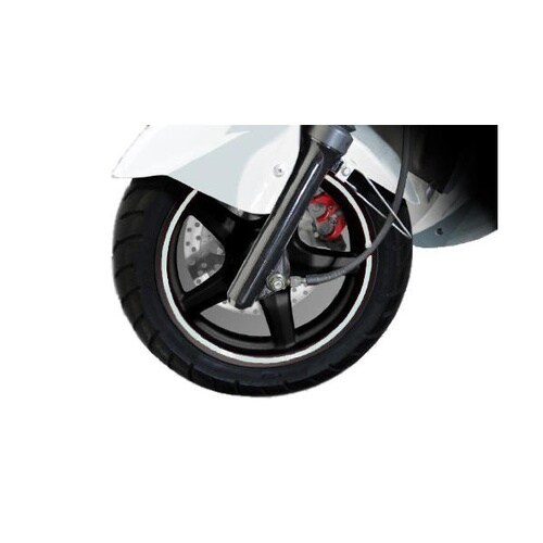 10インチ用リムステッカー グレー