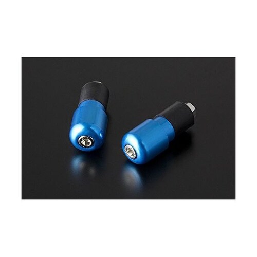 汎用バーエンド 左右セット 3号 青