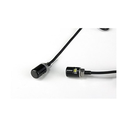 LED内蔵ボルト ナンバー灯 黒 2個セット