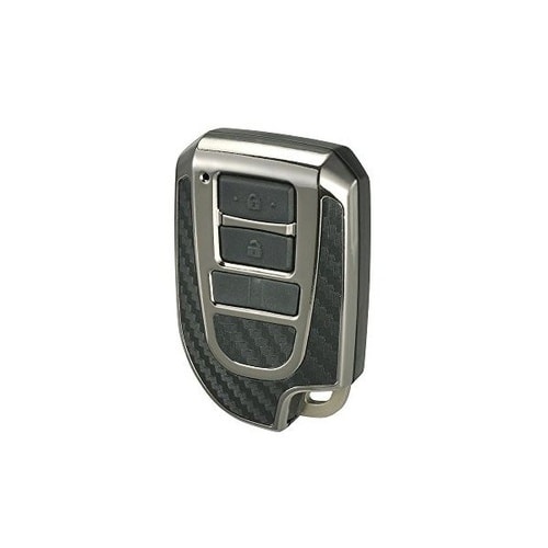 キーカバー トヨタ用D カーボン調 ブラックメッキ