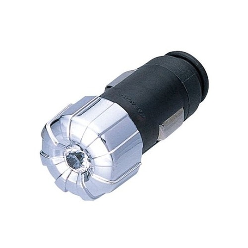 車用 LEDライト プラグタイプ クリスタル付 レ