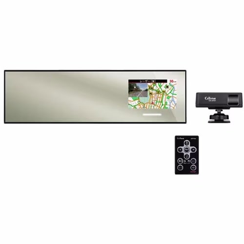 レーザー光対応&GPSレーダー探知機 ミラー型 1