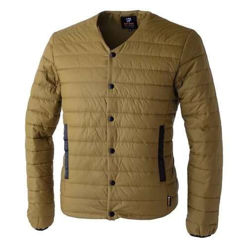 ノーカラー中綿インナーロングスリーブ カラー:カー