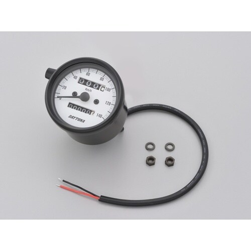 機械式スピードメーター φ60 ホワイトLED照明