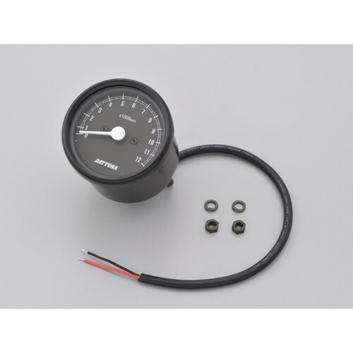 機械式タコメーター φ60 ホワイトLED照明 ブ