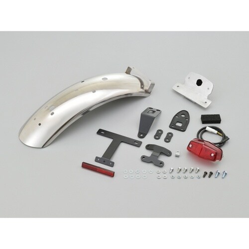 ステンレスショートフェンダー リアフェンダー ルー