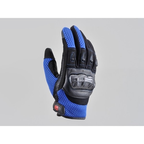HBG116 カーボンメッシュグローブ ブルー/S
