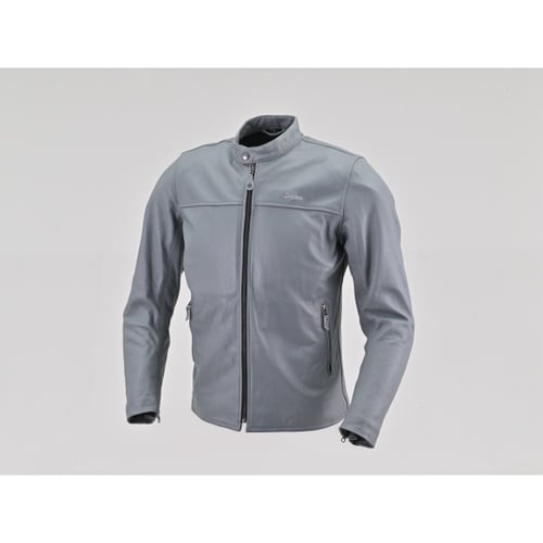 DJ−019 ユニバーサルレザージャケット グレー