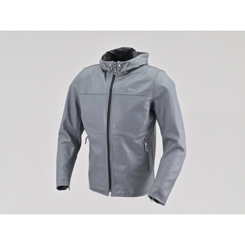 DJ−020 ルーティーンレザージャケット グレー