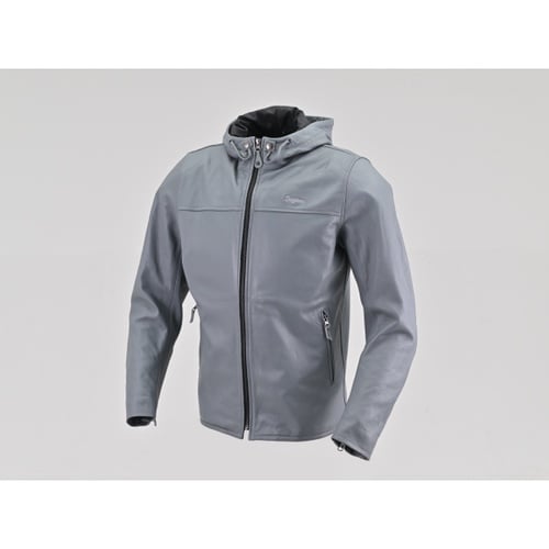 DJ−020 ルーティーンレザージャケット グレー