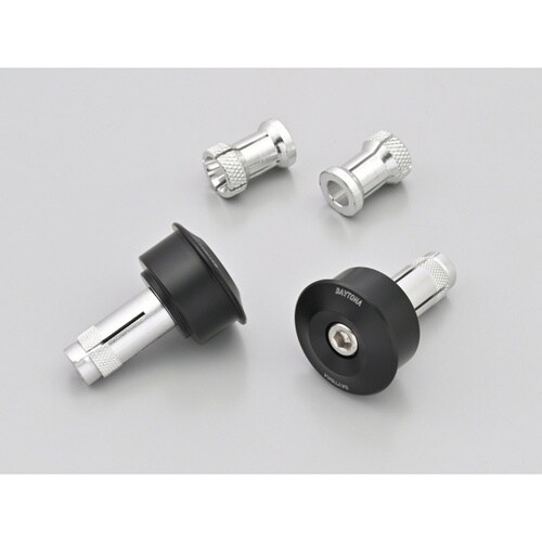 バーエンドミラーアダプター 汎用タイプ ブラック