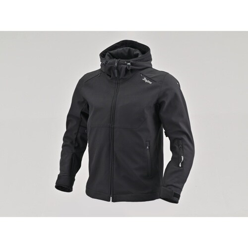 DJ−017 イージーソフトシェルパーカー ブラッ