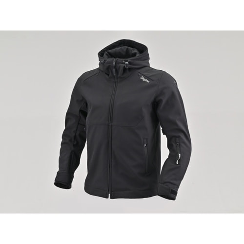 DJ−017 イージーソフトシェルパーカー ブラッ