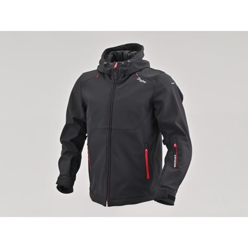 DJ−017 イージーソフトシェルパーカー ブラッ