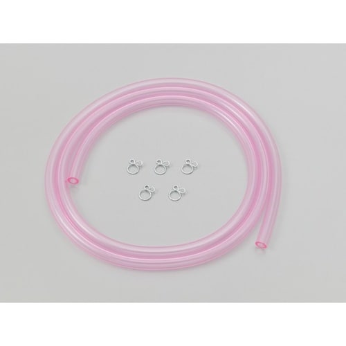 耐油塩ビホース φ4Xφ7 1m ピンク 内径φ4