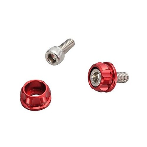 ナンバーホルダーセット M6 レッド