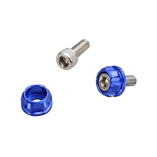 ナンバーホルダーセット M6 ブルー