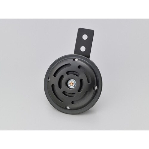 ホーン12V 外径φ70 ステー渦穴φ6 ブラック