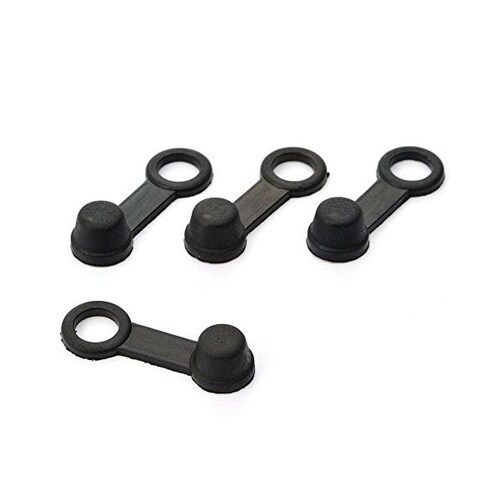 ブリーダーラバーキャップ 4個入リ ブラック