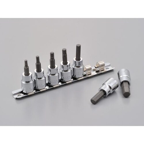 六角インチソケットセット7ピース レール付き