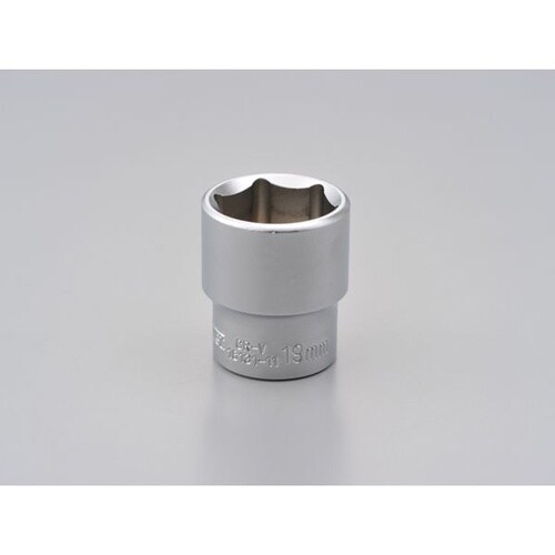 ショート六角ソケット6ポイント19mm