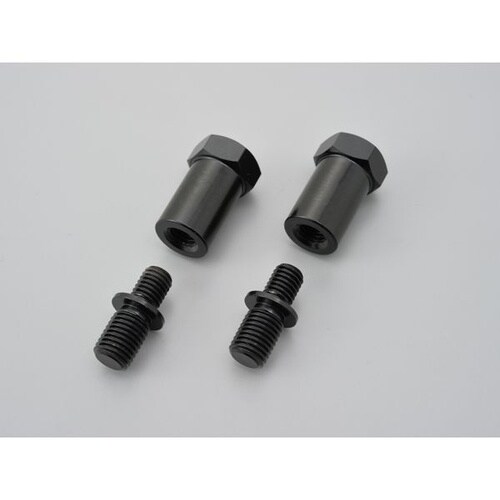 衝撃緩衝装置付きミラーアダプター M10 ブラック