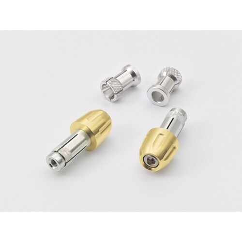 アルミビレットバーエンド スピンナータイプ シャン