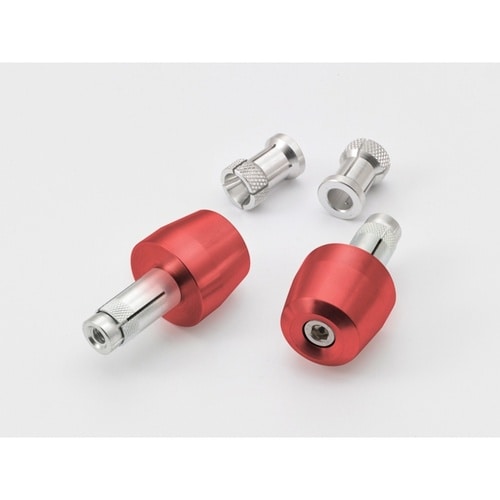 アルミビレットバーエンド サーフェスタイプ レッド