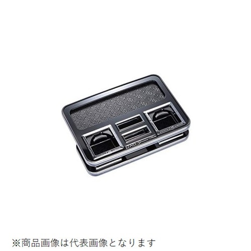 セカンドテーブル スクエア レザーBK 200ハイ