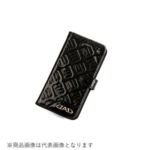 スマートフォンカバー モノグラムレザーエナメル ブ