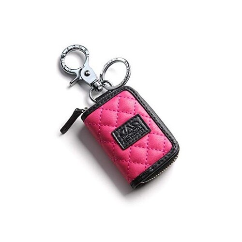 スマートキーケースII タイプキルティング ピンク