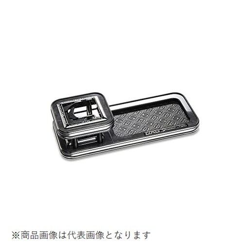 すきなところにドリンクホルダー付テーブル L クロ