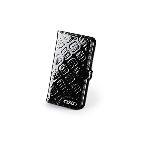 スマートフォンカバー モノグラムレザー エナメルブ