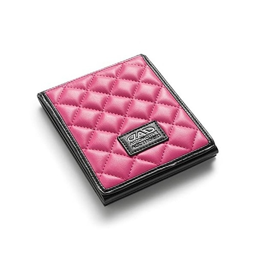 メイクアップミラー タイプ キルティングピンク