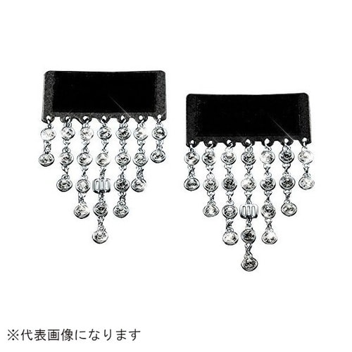 カーテンクリスタルチェーン 2P シルバー/アクア