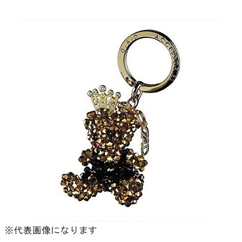 クリスタルベアキーリング クイーン ゴールド