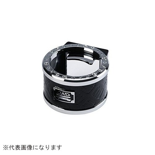 ドリンクホルダー モノグラムレザー エナメルブラッ