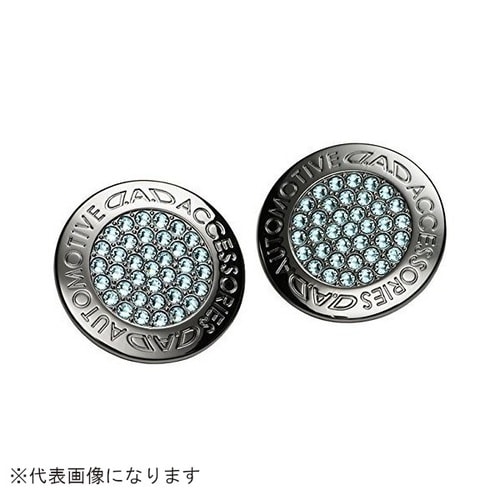 クリスタル A/Cエンブレム H−A アクアマリン