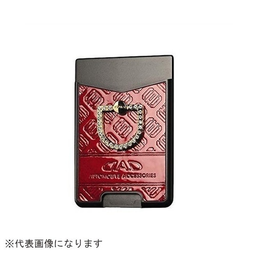 スマートフォンリング モノグラムレザー エナメル