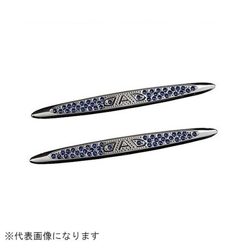 DADクリスタルドアノブエンブレム サファイア
