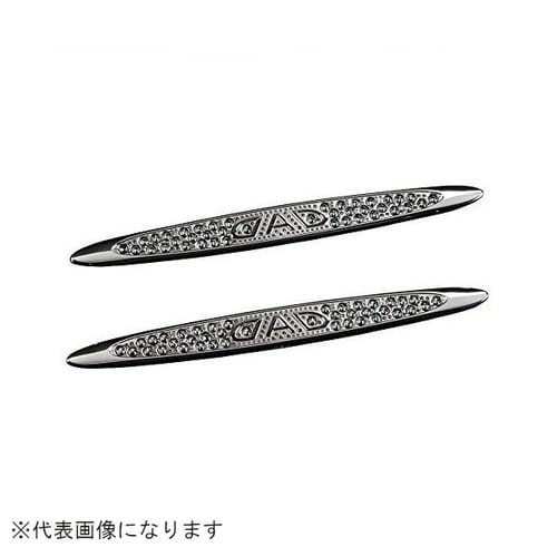 DADクリスタルドアノブエンブレム BKダイヤ