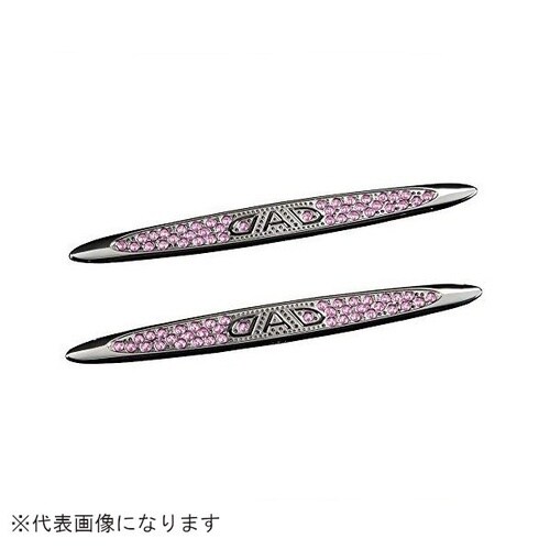 DADクリスタルドアノブエンブレム ライトローズ