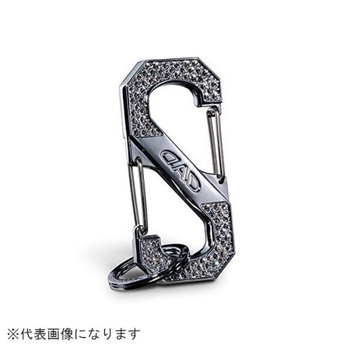 クリスタル S字カラビナフック シルバー/クリスタ