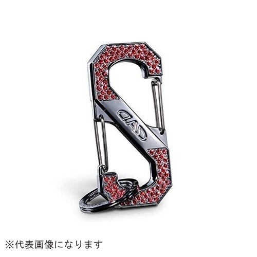クリスタル S字カラビナフック シルバー/ライトシ